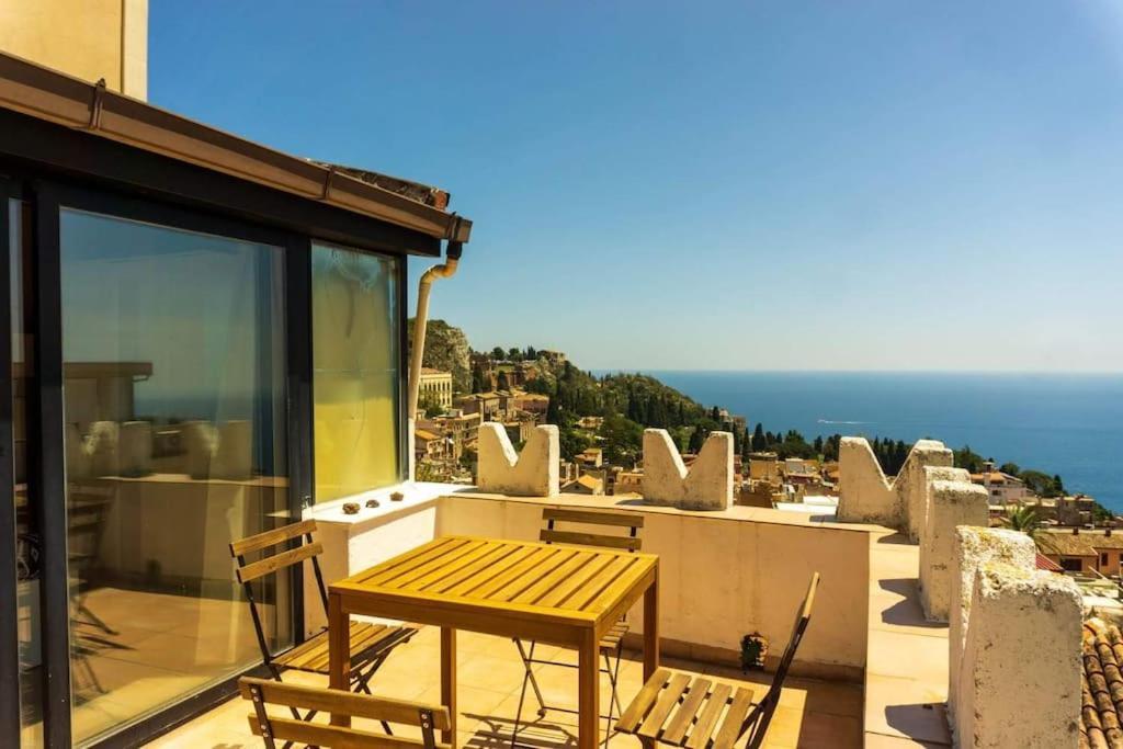 Glamstudio Taormina Center Amazing View On Private Terrace Homgarden 아파트 외부 사진